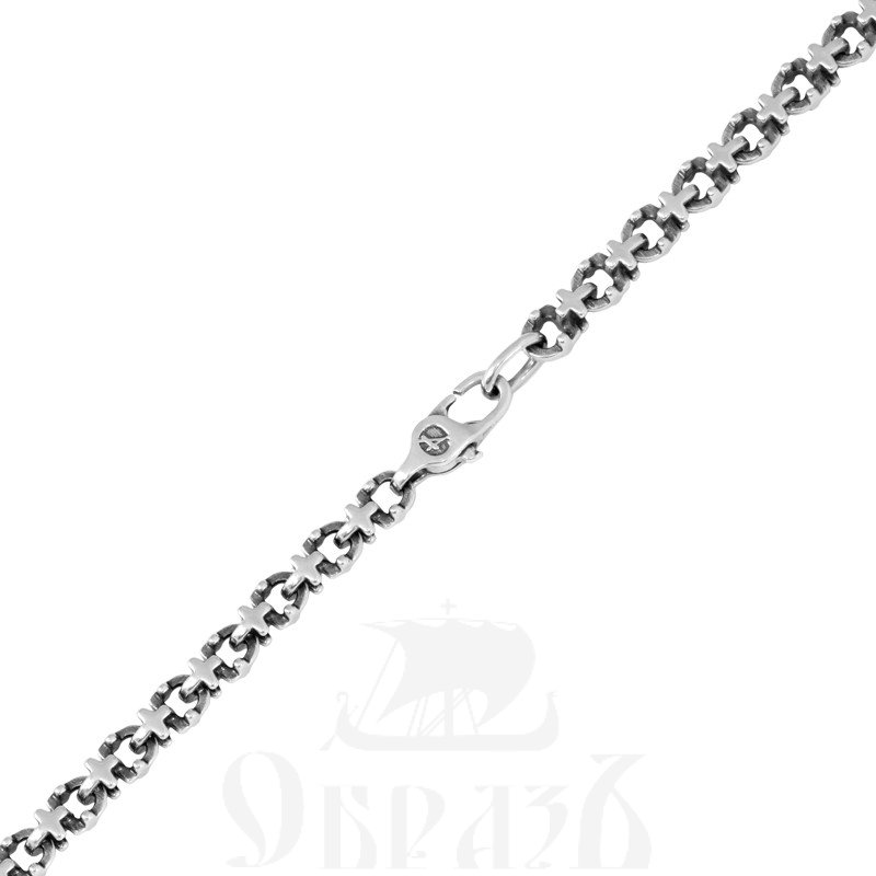 цепь «крестики» серебро 925 пробы (арт. 105.895)